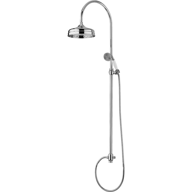 Colonne de douche sans robinet avec inverseur et raccordement 3/4' g Paffoni ZCOL200CR Chromé - Sans Robinet