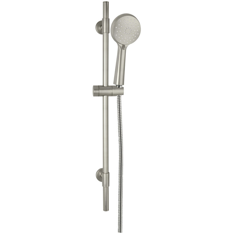 Set de douche Young pour la salle de bain Wenko Pomme douche 3 fonctions, Flexible douche 150cm, Convient pour chauffe-eau instantané, Raccord