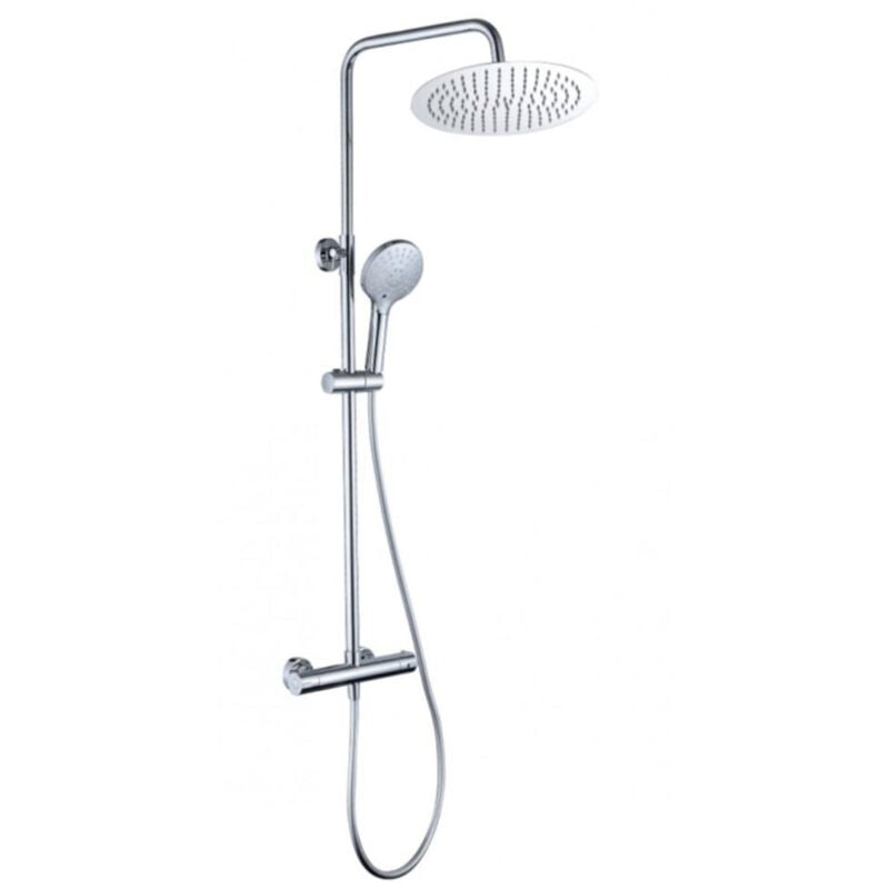 Colonne de douche thermostatique acero