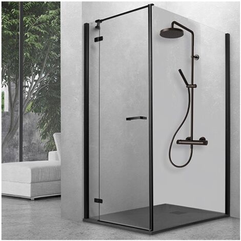 Colonne de douche thermostatique Chromé Noir Brossé EAST SIDE - CRISTINA ONDYNA ES48675