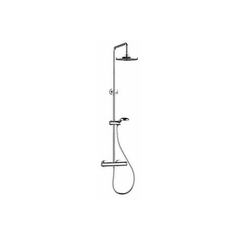Colonne de douche thermostatique chromée NF