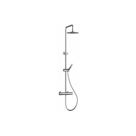 Colonne de douche thermostatique chromée NF