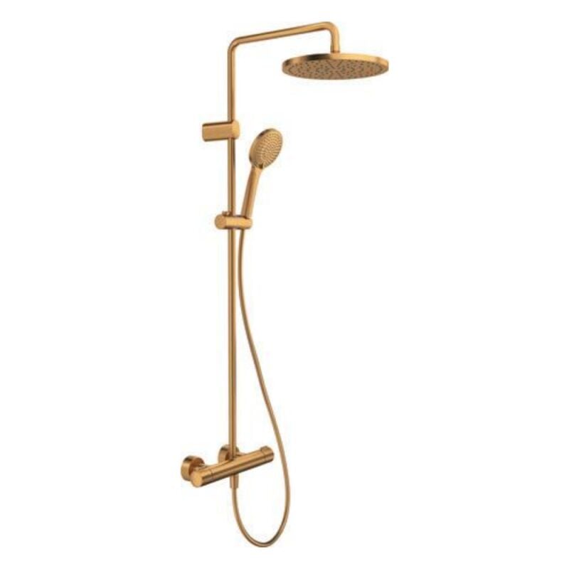 Colonne de douche thermostatique DURAVIT 1000 Bronze brossé