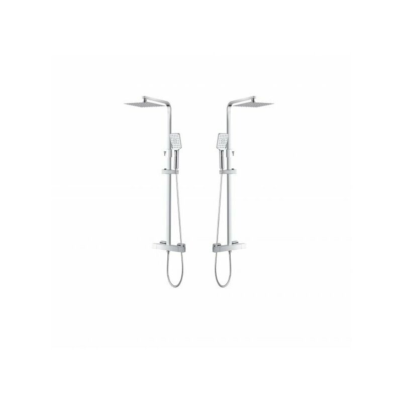 Colonne de Douche Thermostatique en Acier Chromé Giorgy shop : Élégance et Confort pour Votre Salle de Bains