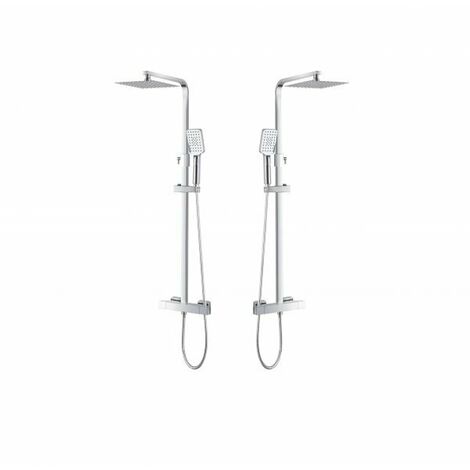 Colonne de Douche Thermostatique en Acier Chromé GIORGYSHOP : Élégance et Confort pour Votre Salle de Bains