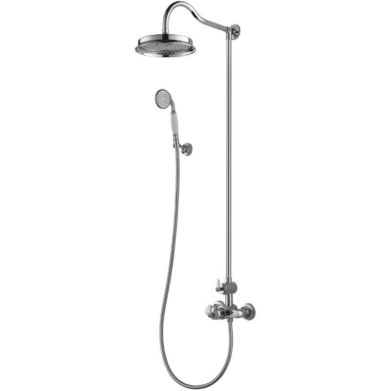 Colonne De Douche Thermostatique En Armance couleur : Chrome