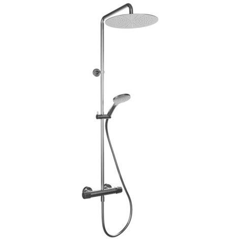 Colonne De Douche Thermostatique Fractal Metal Brosse - CRISTINA ONDYNA FT44877