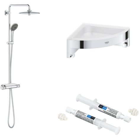 GROHE Support de douche curseur Vitalio (chromé, 27723000) au meilleur prix  sur