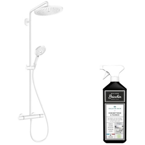 Colonne de douche thermostatique HANSGROHE Croma Select S 280, sans accessoire, blanc mat,