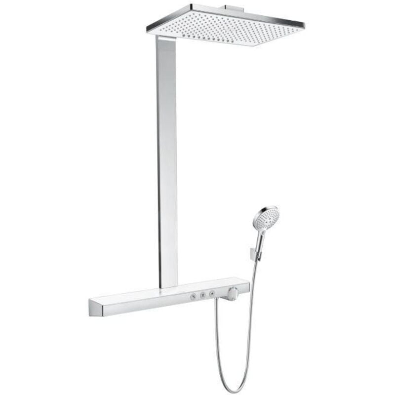 Colonne de douche 460 2jet avec mitigeur thermostatique blanc/chromé Rainmaker Select - Hansgrohe