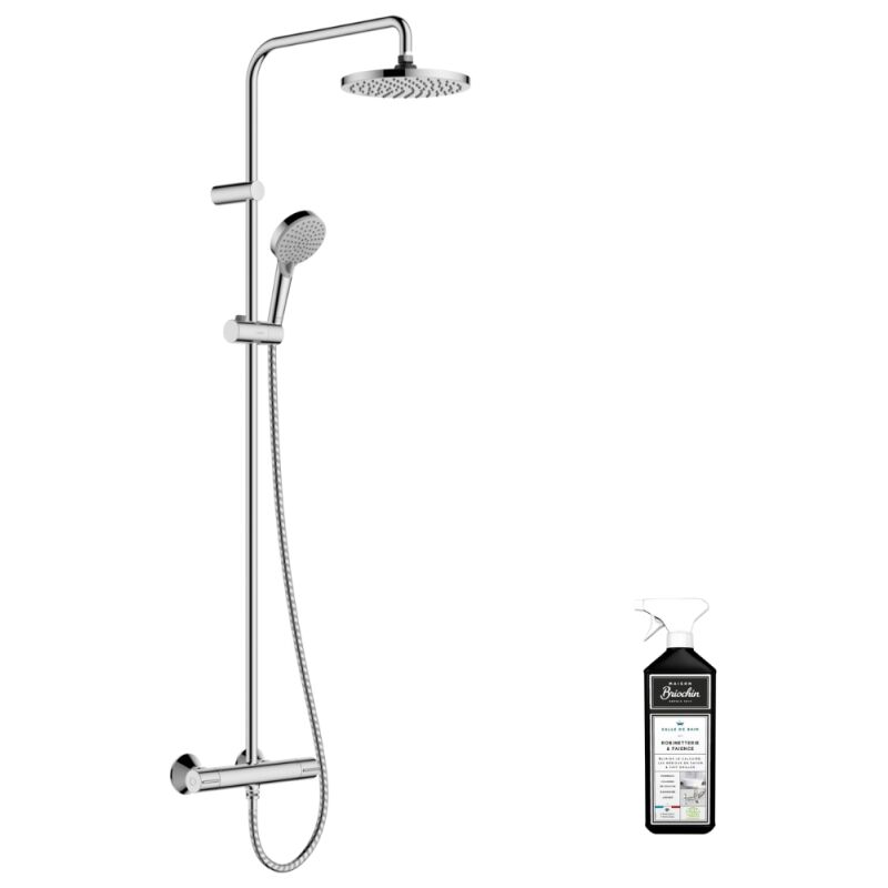 Colonne de douche thermostatique Hansgrohe Vernis Blend 2 jets + nettoyant