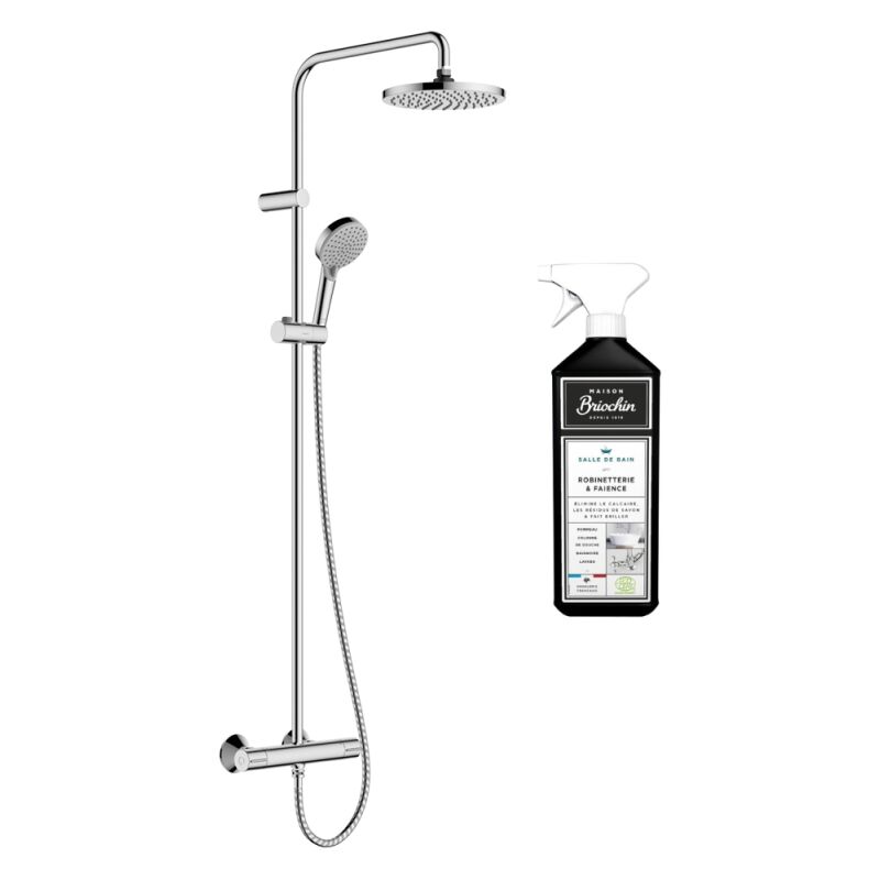 Colonne de douche thermostatique Hansgrohe Vernis Blend 200 EcoSmart chromé
