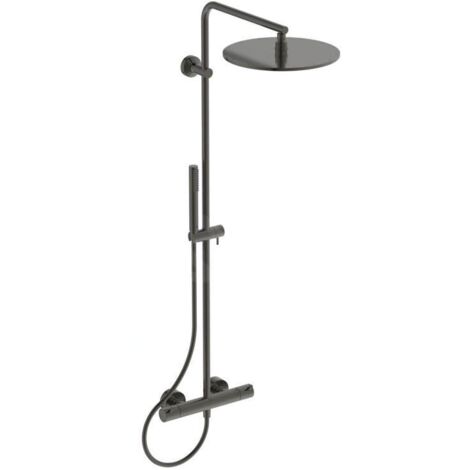Colonne de douche thermostatique IDEAL STANDARD Ceratherm T125 gris magnétique