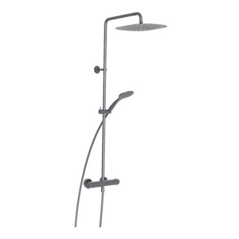 Colonne de douche Thermostatique Métal Brossé - CRISTINA ONDYNA FL48677