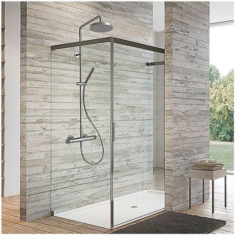 Colonne de douche thermostatique Métal Brossé EAST SIDE - CRISTINA ONDYNA ES48677