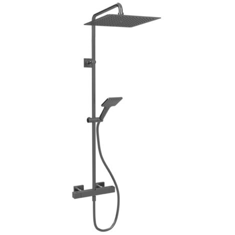 Colonne de douche thermostatique Métal Brossé Tabula - CRISTINA ONDYNA QD44877