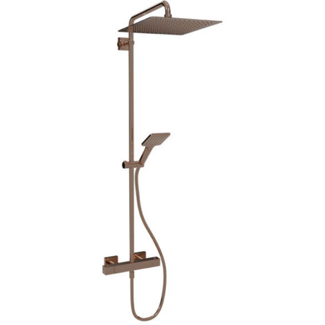 Colonne de douche thermostatique Or Rose Tabula - CRISTINA ONDYNA QD44846P