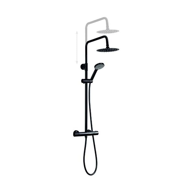 Cabel - Colonne de douche thermostatique sfera ther de Noir