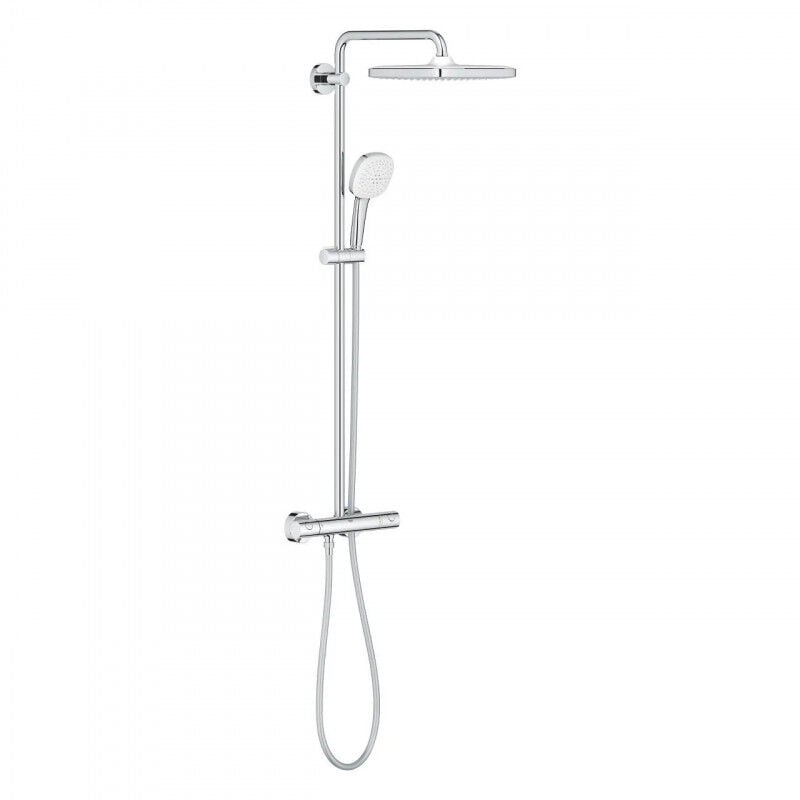 Colonne de douche tempesta system 250 cube avec mitigeur thermostatique