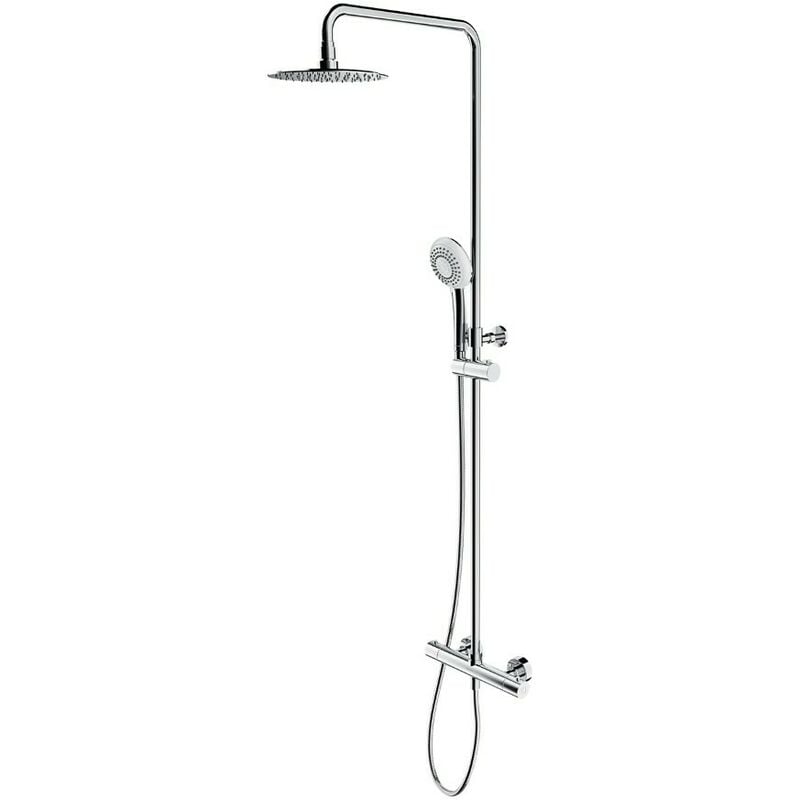 Colonne de douche Thermostatique y couleur : Chrome