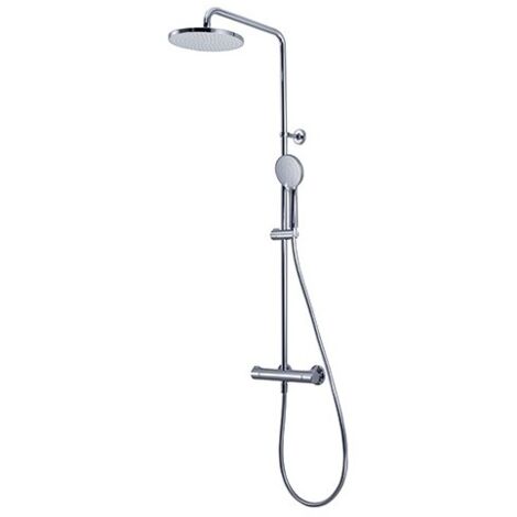 Colonne De Douche Theta White Avec Fourreau Robinetterie THETA - CRISTINA ONDYNA TE43051