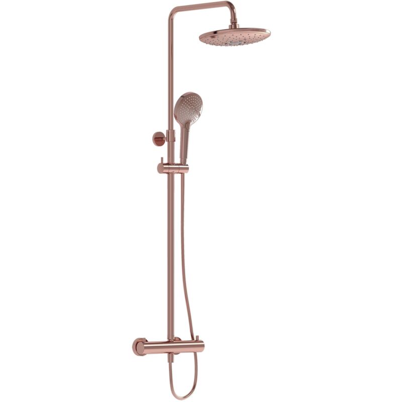 Colonne de douche thermostatique Vitra Aquaheat Bliss 240 2F cuivre
