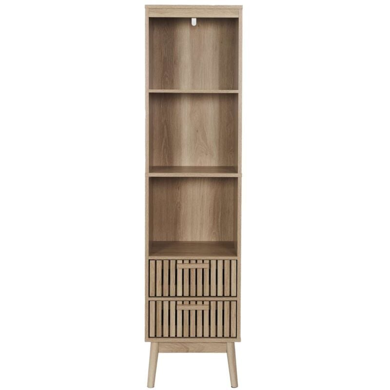 Colonne de rangement Saulk en bois