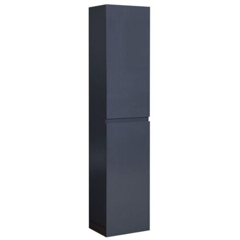 Colonne de salle de bain à suspendre gris anthracite 140 cm SORRENTO - Gris Foncé