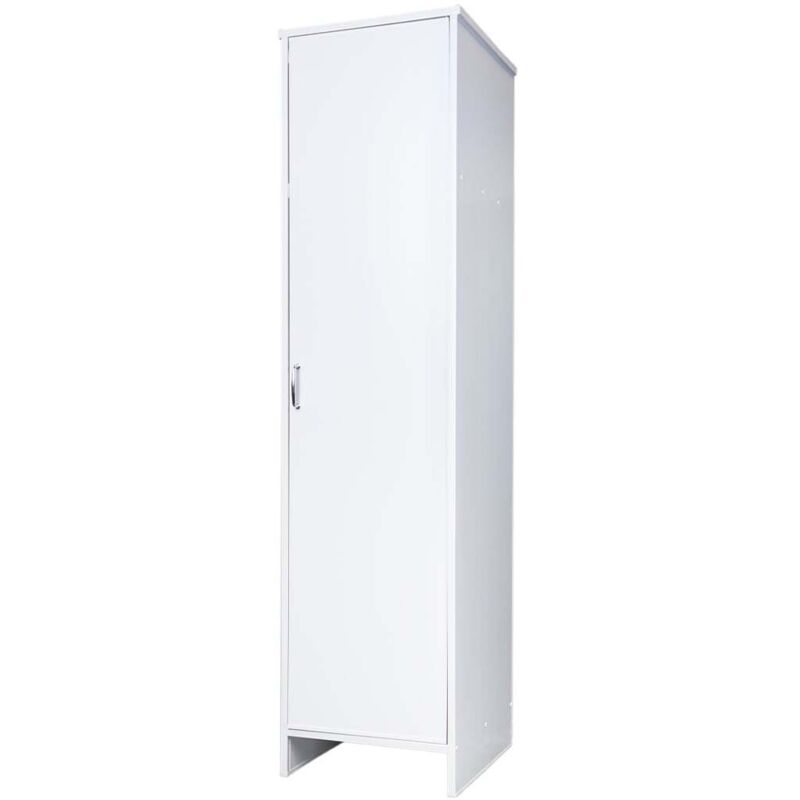 Colonne de salle de bain et buanderie en PVC blanc avec porte D8FC9006K Negrari
