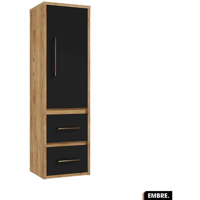 Colonne de salle de bain embre Noir 46 x 154 x 38 cm