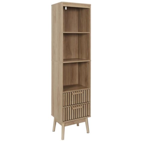 Colonne de Salle de Bain "Klaus" 160cm Marron
