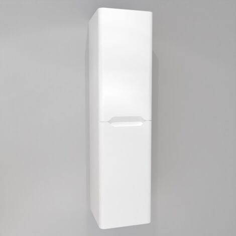 Colonne de salle de bain TOOLA 135cm Blanc Brillant