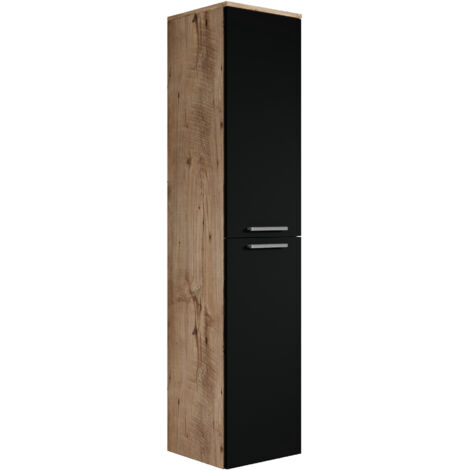 Colonne de salle de bain Venus - Badplaats - 160 cm Chene noir -