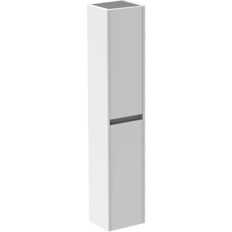 Colonne de salle de bains 2 portes SANSA - ROYO Couleur : blanc brillant