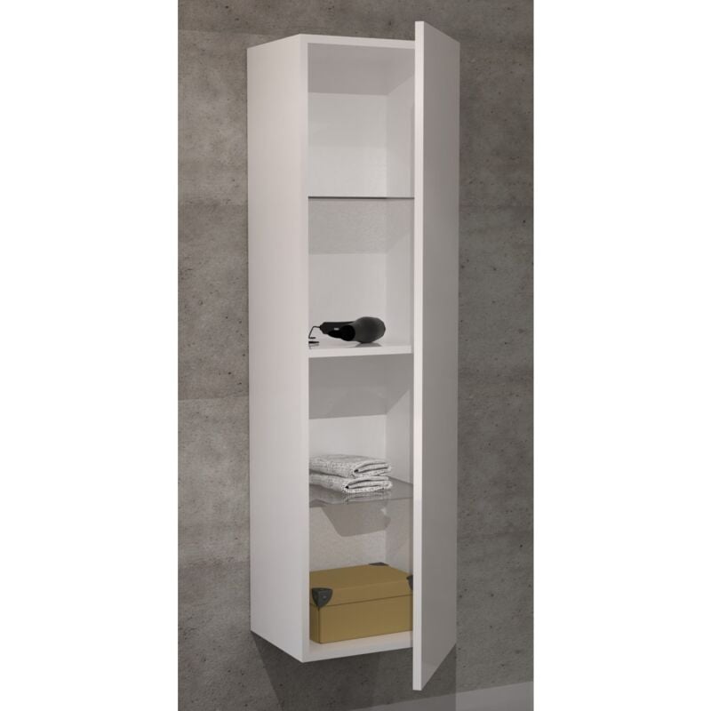 Colonne de salle de bains nolita Blanc Brillant