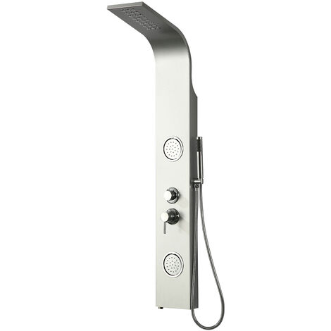 Colonne d'hydromassage en aluminium argentÃ© modÃ¨le A-51