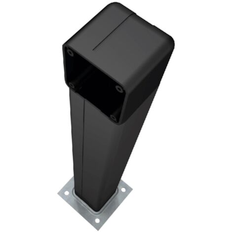 Colonne en aluminium noir CAME 001DOC-LN DOC-LN H 500 mm 50 cm
