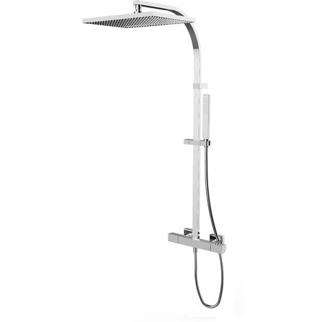 Colonne fixe thermostatique douche KALA  Colonne: FixeXL - Douche de tête: Diamètre 28,5x15 mm