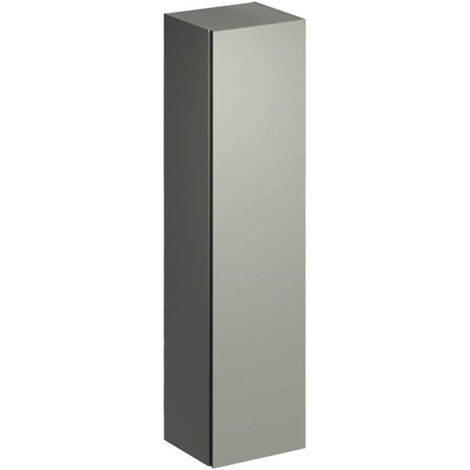 Colonne haute Geberit Xeno²avec une porte et miroir intérieur: Largeur 40cm, Hauteur 170cm, Profondeur 35.1cm, Greige / Laqué mat