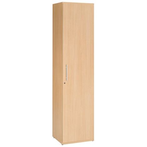 Colonne haute O-Line 2 hêtre H 181 x L 45 cm - Maxiburo