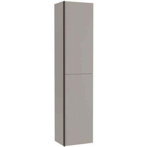 Colonne "INSPIRA" 2 portes, réversible 1750 x 400 mm - Gris Mat - Roca