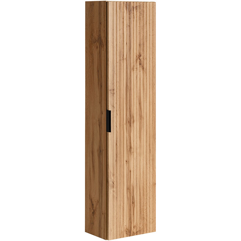 Colonne murale en bois Georgia Oak - H 140 x l 35 x P 25 cm - Livraison gratuite