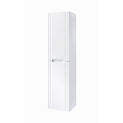 Colonne murale en bois - H 166 x L 40 x P 36 cm - Oceanie White - Livraison gratuite