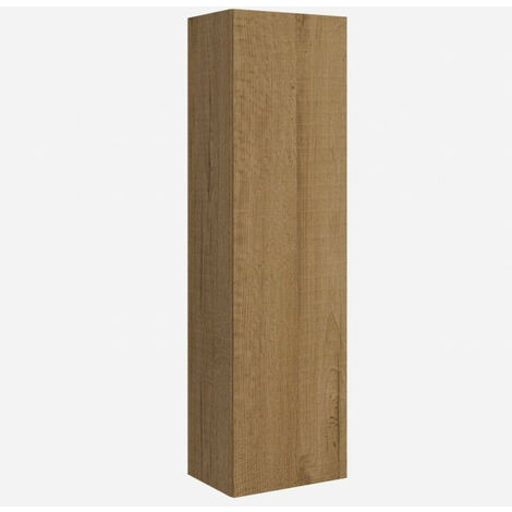 Colonne murale porte battante chênes naturel Ela L60xH210xP40