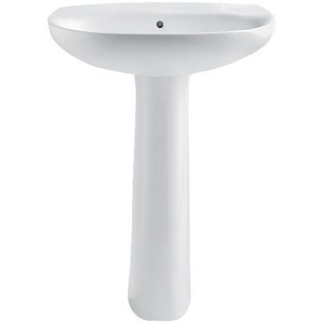 Lavabo sur pied colonne 50cm model B191