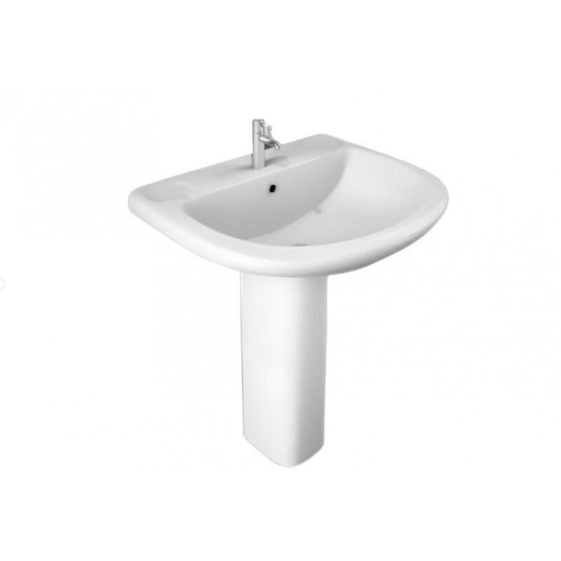 Colonne pour lavabo suspendu blanc brillant - Rak Ceramics Orient