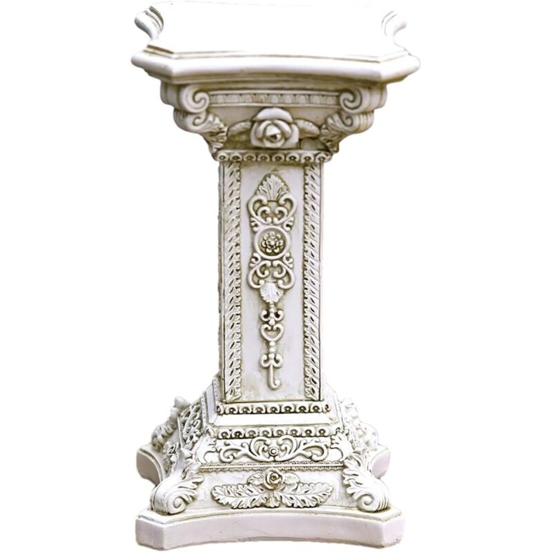 Colonne romaine - Socle colonne grecque - Sculpture décorative en résine