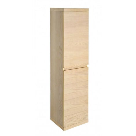 Colonne salle de bain 165 cm à suspendre chêne ENIO