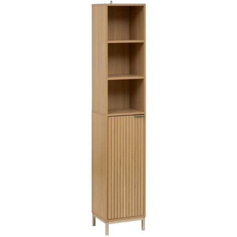 5FIVE SIMPLY SMART Colonne tasso 1 porte effet bois naturel - 5five