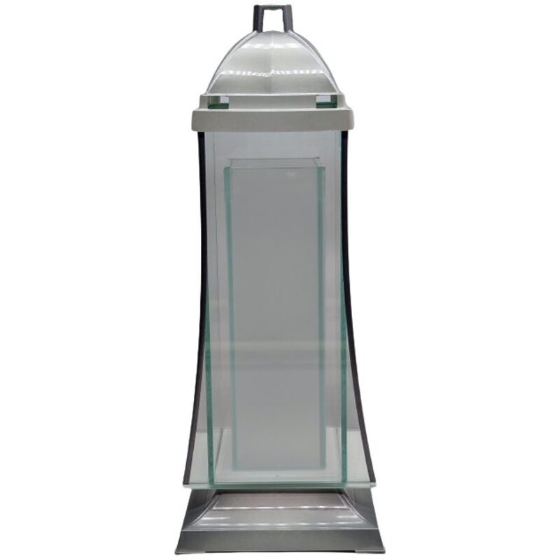 Colonne Tour De Verre - Grande / Laitée / Robe Blanche / 1 Pièce